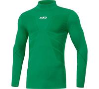 JAKO - Col Roulé Confort 2.0, Mixte, Vert Sportif, L