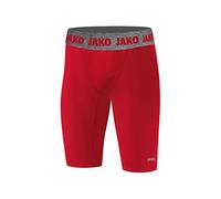 JAKO Short de compression 2.0 - moulant pour homme, rouge sport, taille M