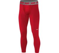JAKO - Collant Long Compression 2.0, Mixte, Rouge Sport, M