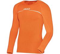 JAKO Comfort T-Shirt à Manches Longues pour Homme XXL Orange Fluo
