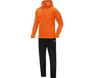 JAKO - Costume De Présentation Classico Avec Capuche, Femme, Orange Fluo, 48