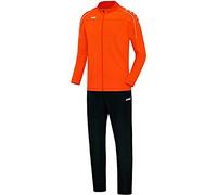 JAKO - Costume De Présentation Classico Avec Capuche, Mixte, Orange Fluo, L
