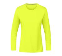 JAKO - Course à Manches Longues 2.0, Femme, Jaune Fluo, 34