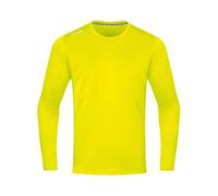 JAKO - Course à Manches Longues 2.0, Mixte, Jaune Fluo, M