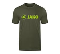 JAKO - Défi des T-Shirts, Mixte, Marbré De Noir/Rouge, XL