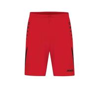 JAKO - Défi des Pantalons De Sport, Femme, Rouge Noir, 38-40