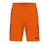 JAKO - Défi des Pantalons De Sport, Mixte Enfant, Orange Fluo/Noir, 152