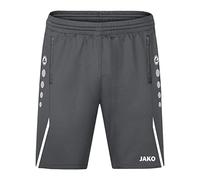JAKO - Défi des Shorts D’Entraînement, Mixte Enfant, Anthra Clair/Blanc, 140
