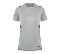 JAKO - Défi des T-Shirts, Femme, Gris Clair Mélangé/Anthra Light, 34