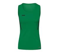 JAKO - Défi du Débardeur, Femme, Vert Sport/Noir, 40