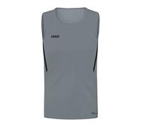 JAKO - Défi du Débardeur, Mixte Enfant, Gris Pierre/Noir, 164