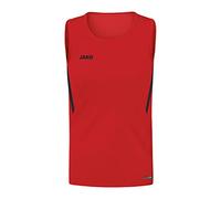 JAKO - Défi du Débardeur, Mixte Enfant, Rouge Noir, 152
