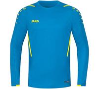 JAKO - Défi du Sweat-Shirt, Mixte Enfant, Jako Bleu/Jaune Fluo, 128