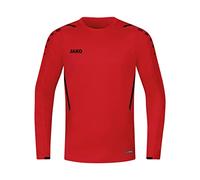 JAKO - Défi du Sweat-Shirt, Mixte, Rouge Noir, L