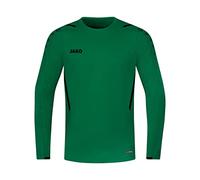 JAKO - Défi du Sweat-Shirt, Mixte, Vert Sport/Noir, XXL