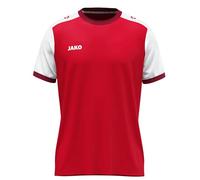 JAKO Dynamic Maillot à Manches Courtes pour Femme Rouge/Blanc/Rouge foncé, L