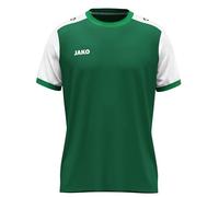 JAKO Dynamic Maillot à Manches Courtes pour Femme Vert foncé/Blanc/Vert Taille L