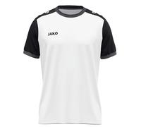 JAKO Dynamic Maillot Unisexe à Manches Courtes Blanc/Noir/Anthracite Taille 3XL