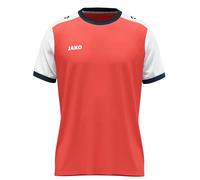 JAKO Dynamic Maillot Unisexe à Manches Courtes Corail/Blanc/Bleu Marine, M