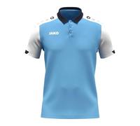 JAKO Dynamic Polo pour Enfant Bleu Ciel/Blanc/Bleu Marine, 164