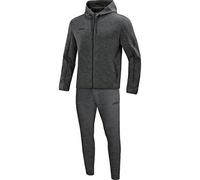 JAKO Ensemble De Jogging Premium Basics à Capuche Survêtement Mixte, Anthracite Chiné, 4XL