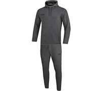JAKO - Ensemble De Jogging Premium Basics Avec Sweat à Capuche, Femme, Anthracite Chiné, 40