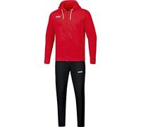 JAKO - Ensemble Jogging Base à Capuche, Femme, Rouge, 44