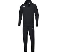 JAKO - Ensemble Jogging Base Avec Sweat à Capuche, Mixte, Noir, M