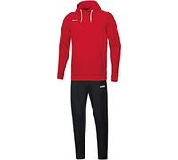 JAKO - Ensemble Jogging Base Avec Sweat à Capuche, Mixte, Rouge, XXL