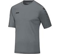 JAKO - Équipe Maillot (Manches Courtes), Mixte Enfant, Gris Pierre, 128
