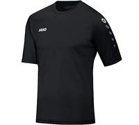 JAKO - Équipe Maillot (Manches Courtes), Mixte Enfant, Noir, 104