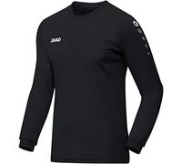 JAKO - Équipe Maillot (Manches Longues), Mixte Enfant, Noir, 152