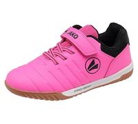 JAKO Garçon Fille J-SH Finesto Ev Chaussure de Terrain intérieur, Rose Fluo, Noir de Jais, 30 EU