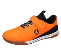 JAKO Garçon Unisex Kinder J-SH Niner Ev Chaussure de Terrain intérieur, Orange Fluo, Noir de Jet, 29 EU
