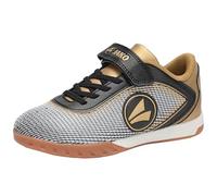 JAKO Garçon Unisex Kinder J-si Course Ev Chaussure de Football, Jet Black Rich Gold, 29 EU