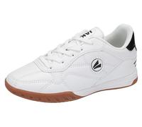 JAKO Garçon Unisex Kinder J-si Signature Chaussure de Terrain intérieur, White Jet Black, 28 EU