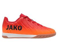 JAKO Garçon Unisex Kinder J-si Sweeper Chaussure de Football, Orange Fluo, Rouge Fiery, 30 EU