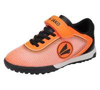 JAKO Garçon Unisex Kinder J-St Course Ev Chaussure de Football, Orange Fluo, Noir de Jais, 29 EU