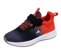 JAKO Garçon Unisex Kinder J-TF Quick Ev Chaussures de Sport, Jet Black Neon Orange, 30 EU