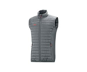 JAKO - Gilet Matelassé Haut De Gamme, Mixte, Gris Pierre, M