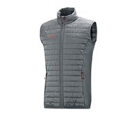 JAKO - Gilet Matelassé Haut De Gamme, Mixte, Gris Pierre, XXL