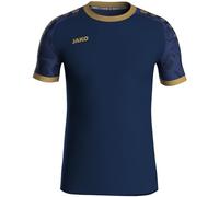 JAKO Maillot Iconic, Bleu Marine/doré, XXL Homme