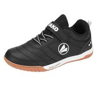 JAKO J- SH Pass Ev Chaussure de Terrain intérieur, Jet Black White, 34 EU