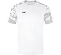 JAKO - Jersey Wild (Manches Courtes), Mixte, Blanc/Gris Argenté, L