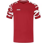 JAKO - Jersey Wild (Manches Courtes), Mixte, Sport Rouge/Blanc, XXL