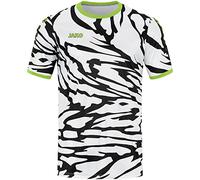 JAKO - Justaucorps Animal (Manches Courtes), Mixte, Blanc/Noir/Vert Néon, M