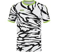 JAKO - Justaucorps Animal (Manches Courtes), Mixte, Blanc/Noir/Vert Néon, XL