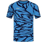JAKO - Défi des T-Shirts, Mixte, Marbré De Noir/Rouge, XL