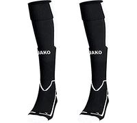 JAKO - Chaussettes Latium, Mixte, Noir Et Blanc, 31-34