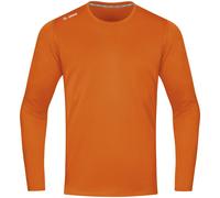 JAKO - Course à Manches Longues 2.0, Mixte, Orange Fluo, L